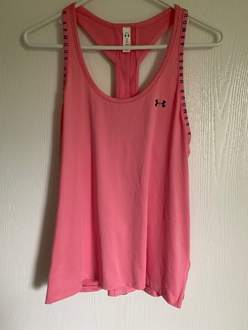 Under Armour *HeatGear Racerback Tank Top with Logo Detail